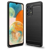 Silikonski ovitek za Samsung Galaxy A23 - mat carbon črn