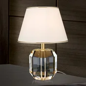 ORION Alexis stolna lampa sa zlatnim/krem kristalom - Dnevni boravak/blagovaonica - zlatna, prozirna, krem