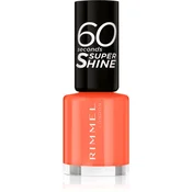 Rimmel 60 Seconds Super Shine lak za nohte odtenek 404 Ora-ngy Vibe 8 ml