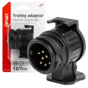 Adapter za prikolicu 13/7PIN crni Amio