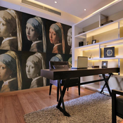 Foto tapeta - Girl with a pearl earring (Pop art) 350x270