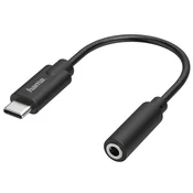 HAMA USB 2.0 Type C Jack transformator Crno 10cm 205282