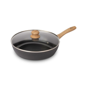 Lamart - Ponev s pokrovom 28 cm črna/rjava