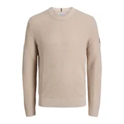 JACK & JONES Pulover JJLUKE bež