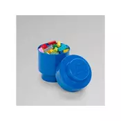 LEGO®® okrogla škatla za shranjevanje O 12x18 cm, modra