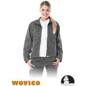 Ženska delovna jakna LH-Wovico sive barve