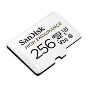 SanDisk - Spominska kartica SanDisk High Endurance video Micro SDXC C10 U3, 100MB/s, 256 GB + SD Adapter