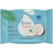 Vlažan toaletni papir s kokosovim uljem Event - 60 komada