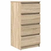Vidaxl Komoda sonoma hrast 37,5x35x76 cm inženirski les