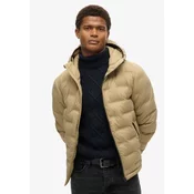 Superdry za moške. M5012045A Bežni prešiti plašč s kapuco (L), Priložnostno, Reciklirani polister, Trajnostni