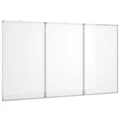 Vidaxl Magnetna tabla zložljiva 150x80x1,7 cm aluminij