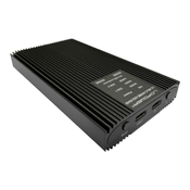 LC-Power kucište 2x m.2 NvME, RAID, USB 3,2 Gen 2, LC-M2-C-NVME-2X2-RAID