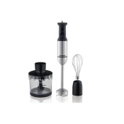 Blaupunkt Hand blender Blaupunkt HBD512 (1700W), črn/srebrn, enostavno čiščenje, hitrosti, s prostorninsko merico in metlico.
