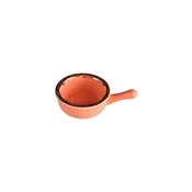Mini bowl with handle, porcelain, 9.5 cm, orange, Seasons - Porland