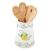 Set of 6 kitchen utensils, Fleurs et Citrons - Nuova R2S