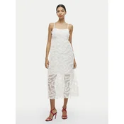 Vila Cocktail obleka Leonora 14104320 Bela Loose Fit