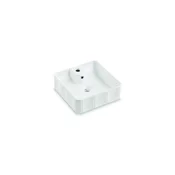 Bathco 4163 - Nadpultni umivalnik CIRCUS 40x40 cm porcelan/bela