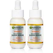 Garnier Skin Naturals Vitamin C posvjetljujuci serum s vitaminom C 2 x 30 ml