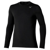 Mizuno IMPULSE CORE LONG SLEEVE TEE, moška tekaška majica, črna J2GAC520