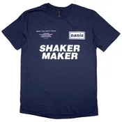 Oasis Shakermaker Tracklisting Navy Blue XL Majica