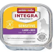 ANIMONDA Integra Protect Sensitive Lamb with rice - Mokra hrana za odrasle mačke, 100 g