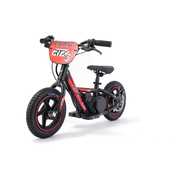 Beneo Otroški električni poganjalec RIRIBIKE RTX3 24V (12), rdeč, Litijeva baterija, 100W motor, Disk zavora, Nastavljiv mehak PU sedež