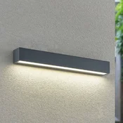 Arcchio LED-stenna svetilka Lengo, 50 cm, 1-žarilna, antracit, CCT - Sodobni - Aluminij