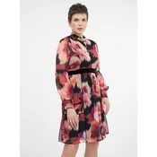 Red patterned womens knee-length dress ORSAY - Womens