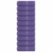 Vidaxl vidaXL Milne brisače 10 kosov vijolične 30 x 30 cm 360 g/m2 100 % bombaž
