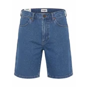 WRANGLER Kavbojke LIGHT & SOFT FRONTIER DARK STONE SHORTS moder denim