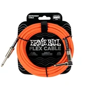 ERNIE BALL 6467 FLEX STRAIGHT/ANGLE INSTRUMENTALNI KABEL 6m - ORANGE