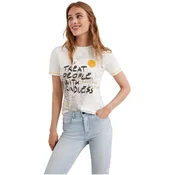 Desigual Ženska majica Ts Daisy 22SWTK61 1000 (Velikost XS)