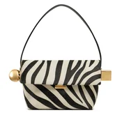 Ročna torba JACQUEMUS The Rond Carre 24H243BA383-3209 Bela
