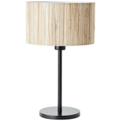 Brilliant - Stona lampa WIMEA 1xE27/52W/230V crna/bež