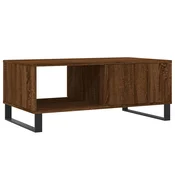 shumee Klubska mizica rjav hrast 90x50x36,5 cm inženirski les