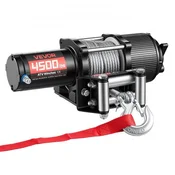 VEVOR Električna vitel 2041 kg 12V s 6 mm x 12 m jeklenim jeklenim vrvjo 347x117x127 mm