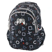 Play Ranac za dečake Joystick Journey Remax, 39 x 32 x 18 cm, Crni