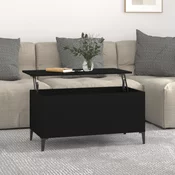 Stolic za kavu crni 90 x 44,5 x 45 cm od konstruiranog drva
