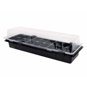 eoshop Mini parna soba SREDNJE 18 luknje Črna 47x16x12cm 2ks