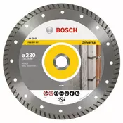 Bosch Diamantna rezalna plošča Professional for Universal Turbo, 150 x 22,23 x 2,5 x 10 mm Bosch 2608602395 premer 150 mm 1