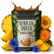 shumee Črni čaj AFRICAN QUEEN 50 g LIST CEYLON BANANA ANANAS VOLICA
