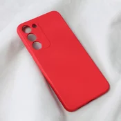 TERACELL Maska Soft Velvet za Samsung S916B Galaxy S23 Plus crvena