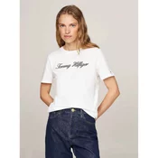 TOMMY HILFIGER Majica  črna / bela