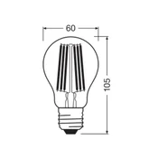 OSRAM LED Classic, žarnica, E27, 7,2 W, 1.521 lm, 4.000 K - jasno - Steklo