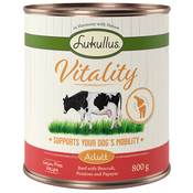 Ekonomično pakiranje Lukullus Vitality 24 x 800 g - Zglobovi: govedina (bez žitarica)