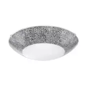Eglo 95289 - LED stropna svetiljka MAGITTA LED/16W/230V precnik 31,5 cm crna/bela