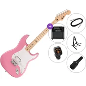 Fender Squier Sonic Stratocaster HT H MN SET 2 Flash Pink Elektricna gitara