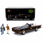 DC Comics Batman and Robin Batmovil Metal 1966 car + figure set