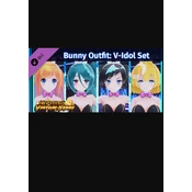 Neptunia Virtual Stars - Bunny Outfit: V-Idol Set  (DLC) (PC) Steam Key GLOBAL