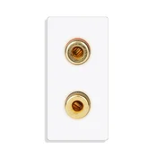 ELEKTRO SMART ELEKTRO SMART modul 1/2 za zvucnik, bijeli ES-86-SPK-WT